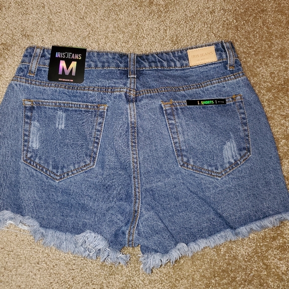 Jeans Shorts Vintage High Waisted Denim Shorts - Picture 2 of 8